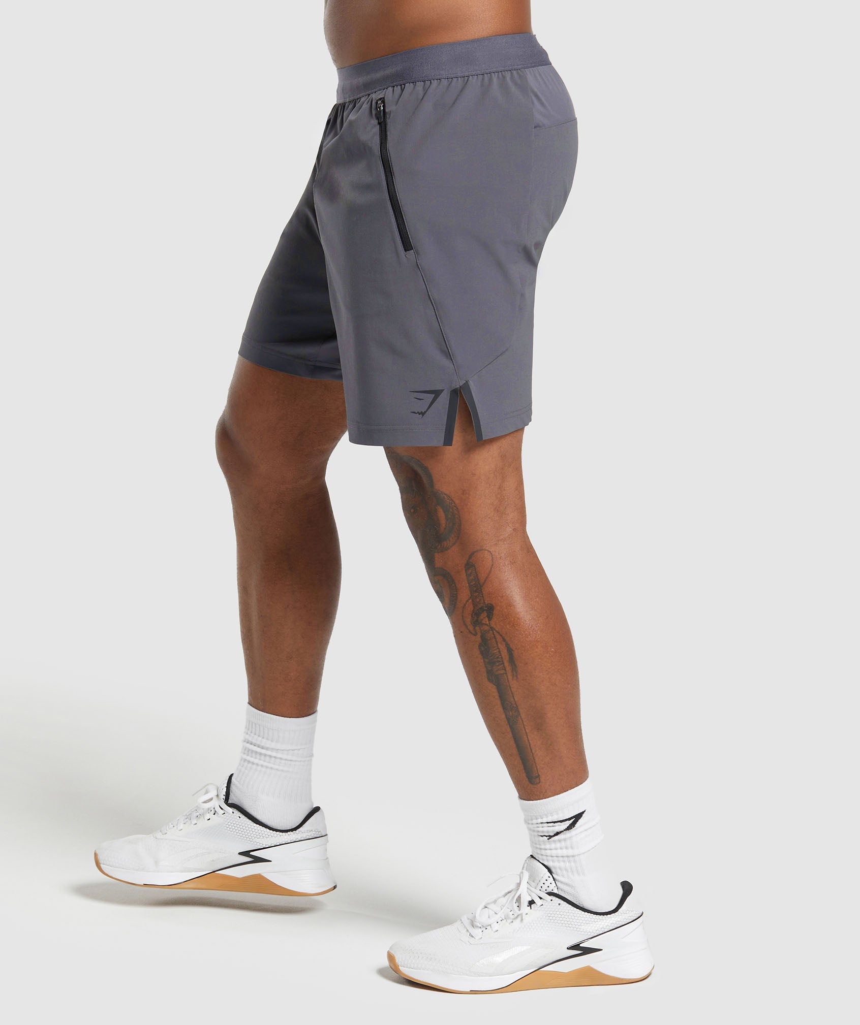 Apex 7" Hybrid Shorts Dark Grey - Image 3