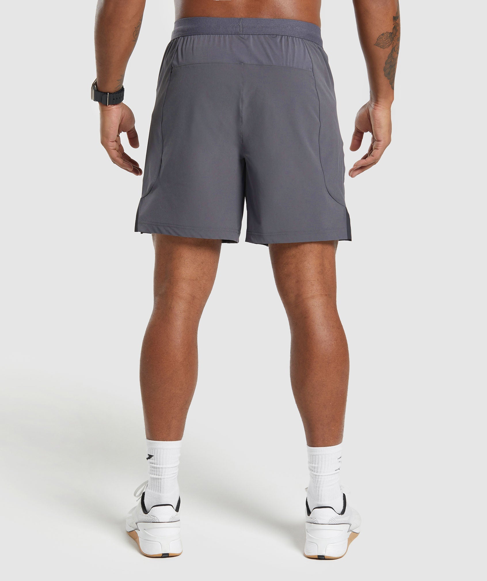 Apex 7" Hybrid Shorts Dark Grey - Image 2