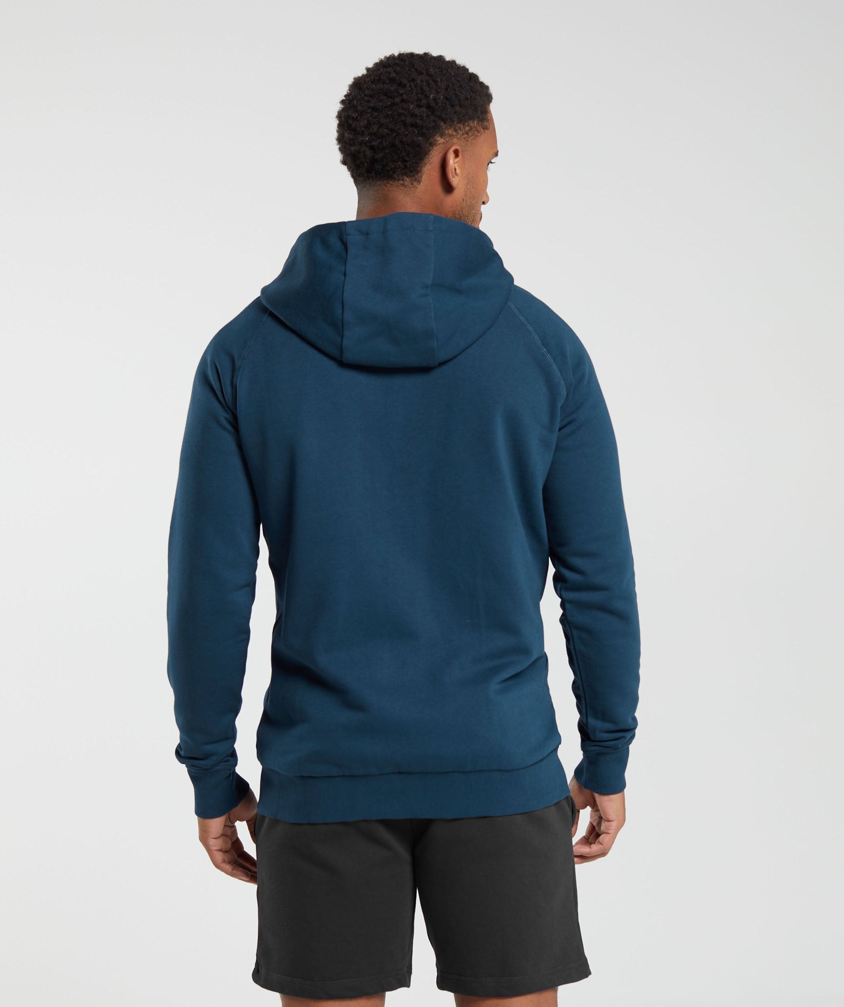 Crest Zip Up Hoodie Navy - immagine 2