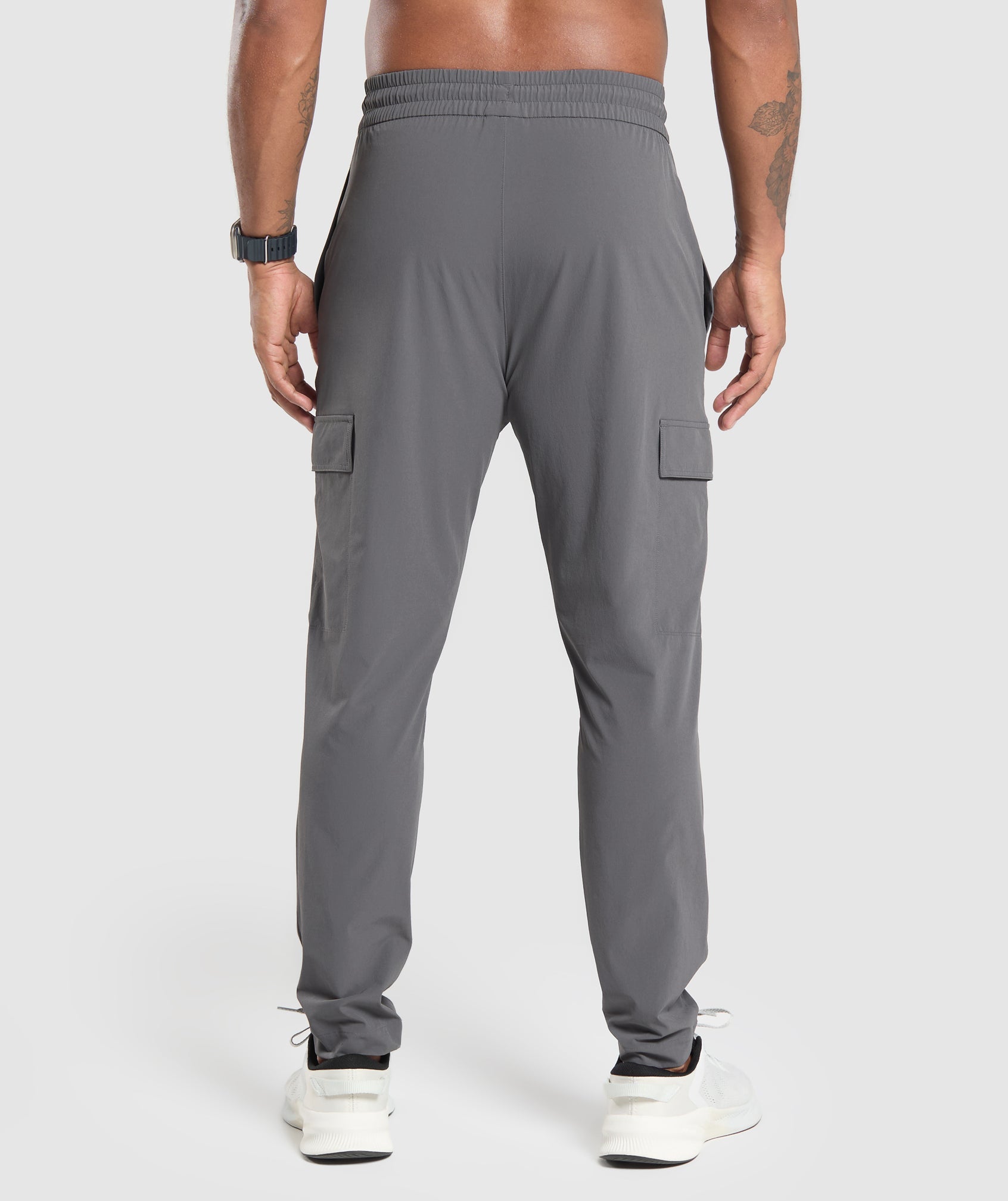 Stretch Woven Cargo Pants Graphite Grey - immagine 2