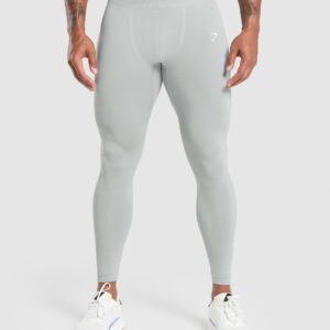 Everyday Seamless Baselayer Leggings Silver Grey