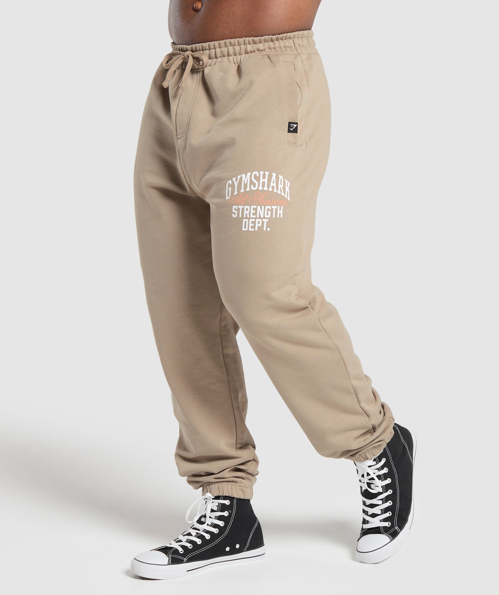 Trophy Graphic Joggers Cement Brown - immagine 2