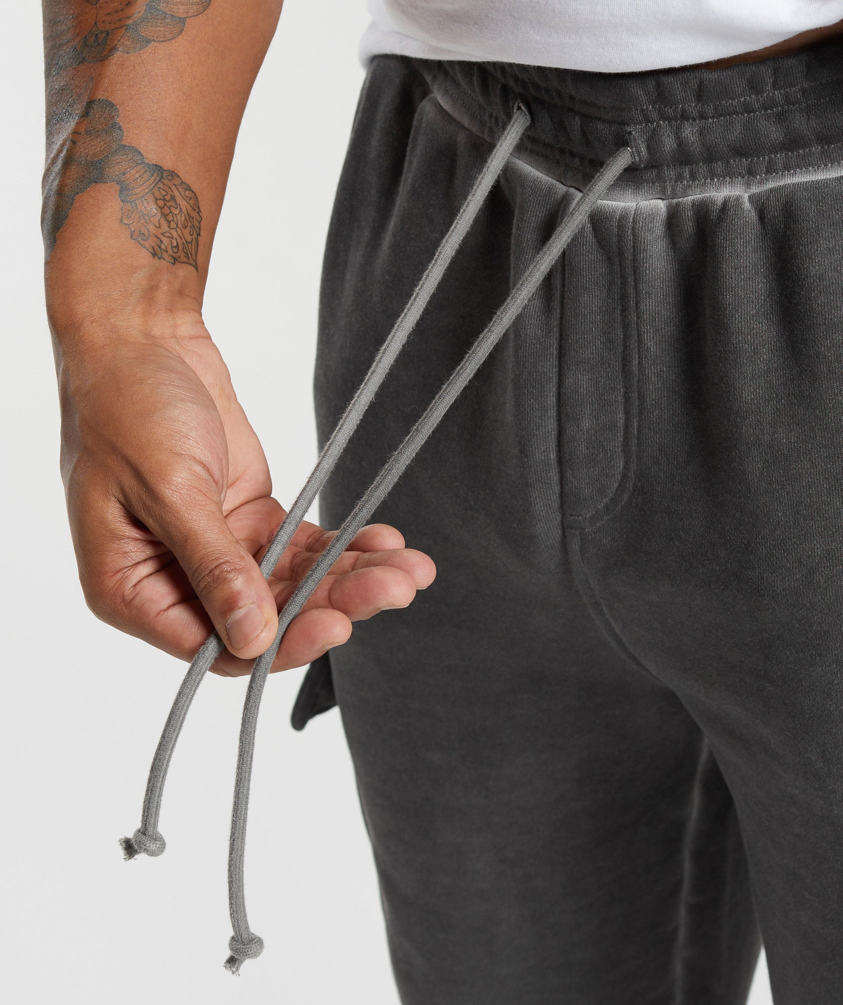 Heavyweight Washed Cargo Joggers Black - immagine 7