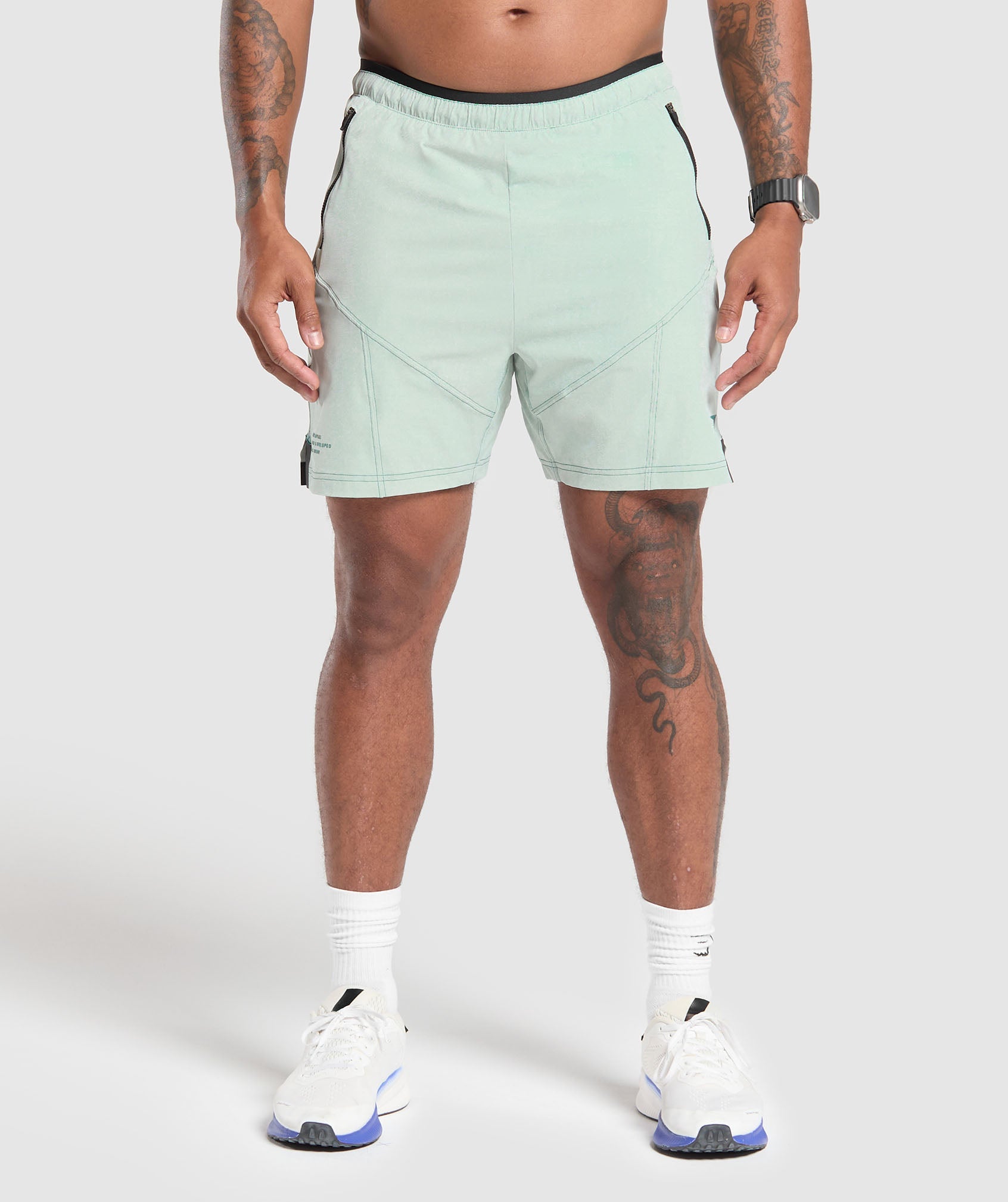 Tactical 6" Short Cool Turquoise