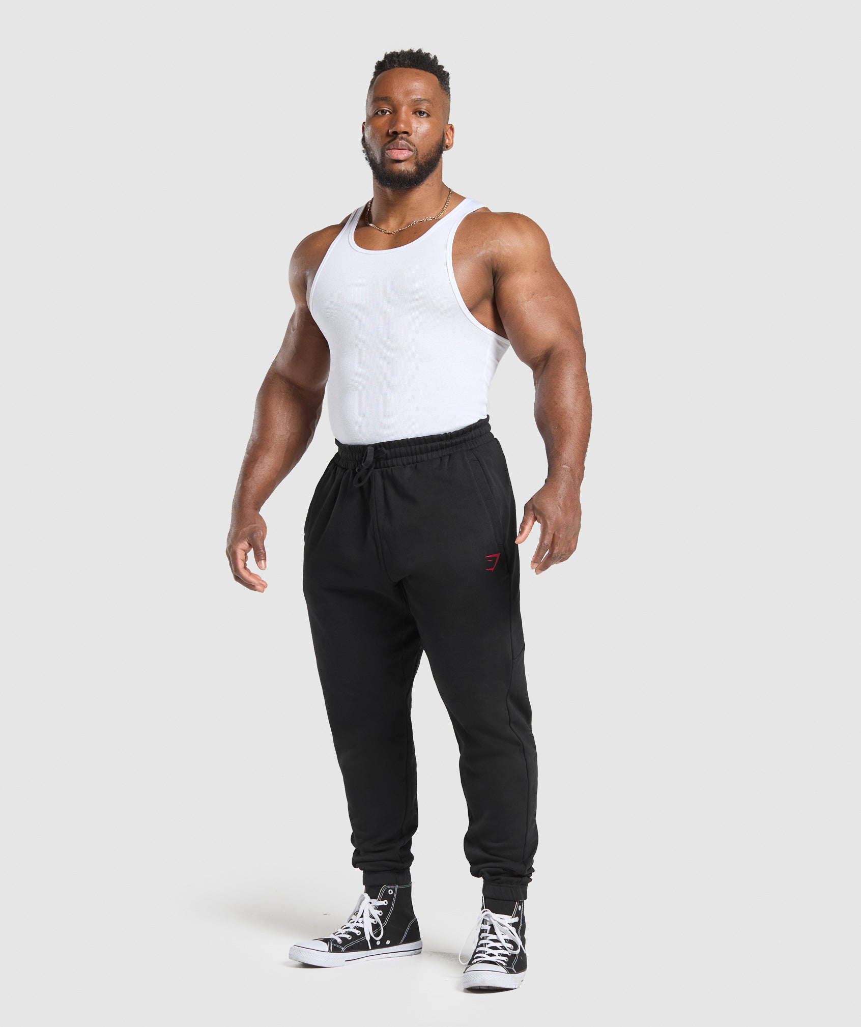 Power Joggers Black/Conditioning Red - immagine 8