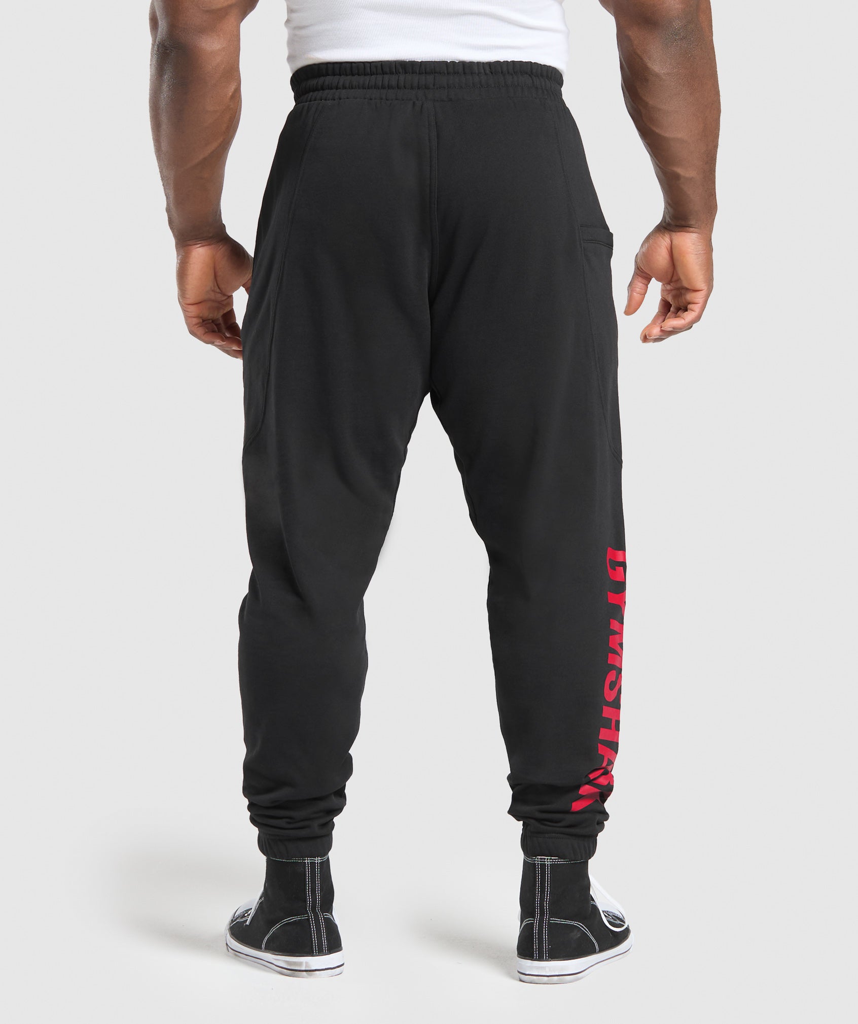 Power Joggers Black/Conditioning Red - immagine 3