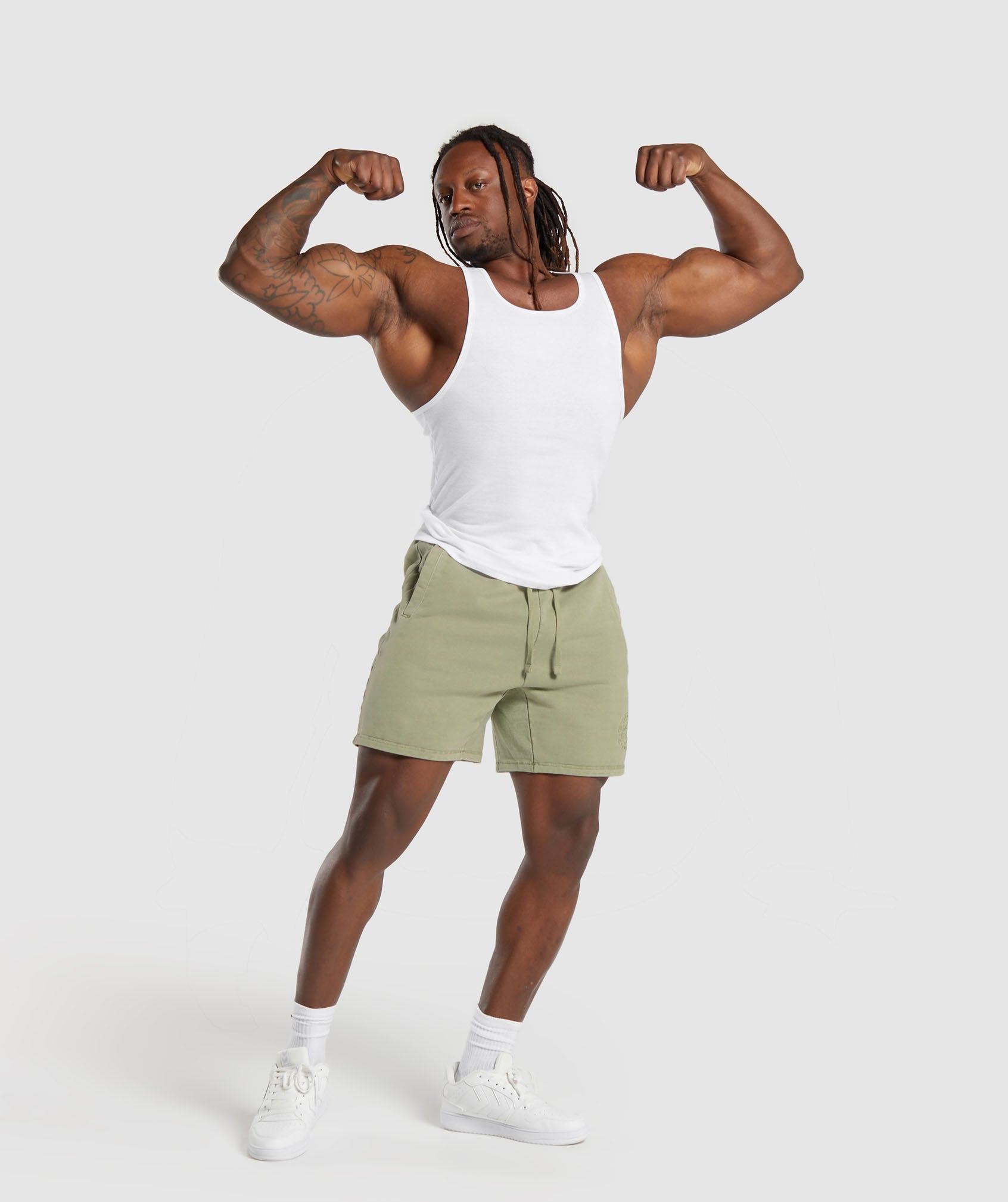 Premium Legacy Shorts Natural Sage Green - immagine 4