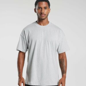 Rest Day Essentials T-Shirt Light Grey Core Marl