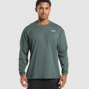 Rest Day Sweats Long Sleeve T-Shirt Slate Teal
