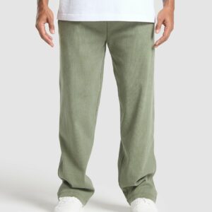 Heavyweight Ribbed Joggers Unit Green