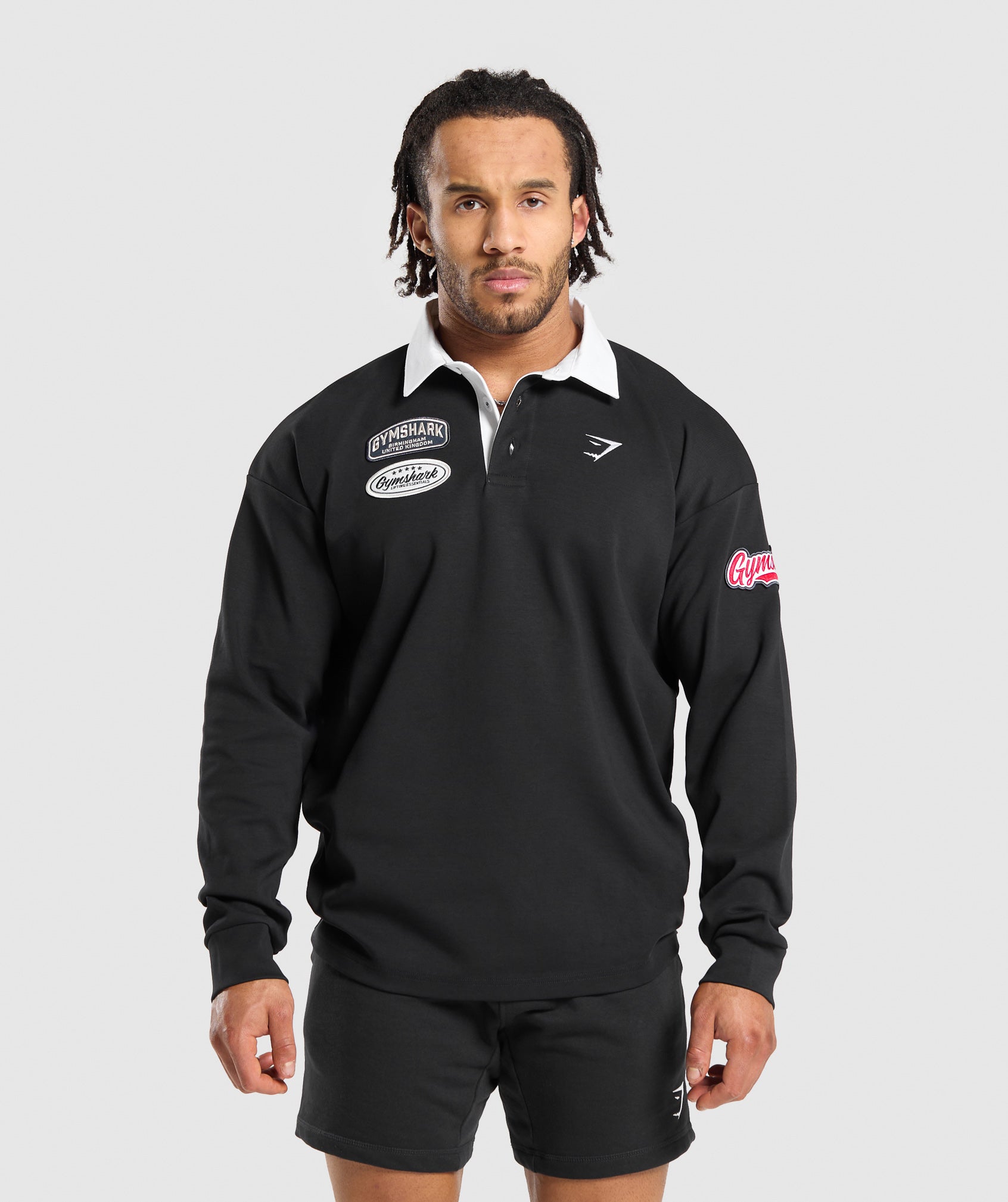Rugby Shirt Black/White