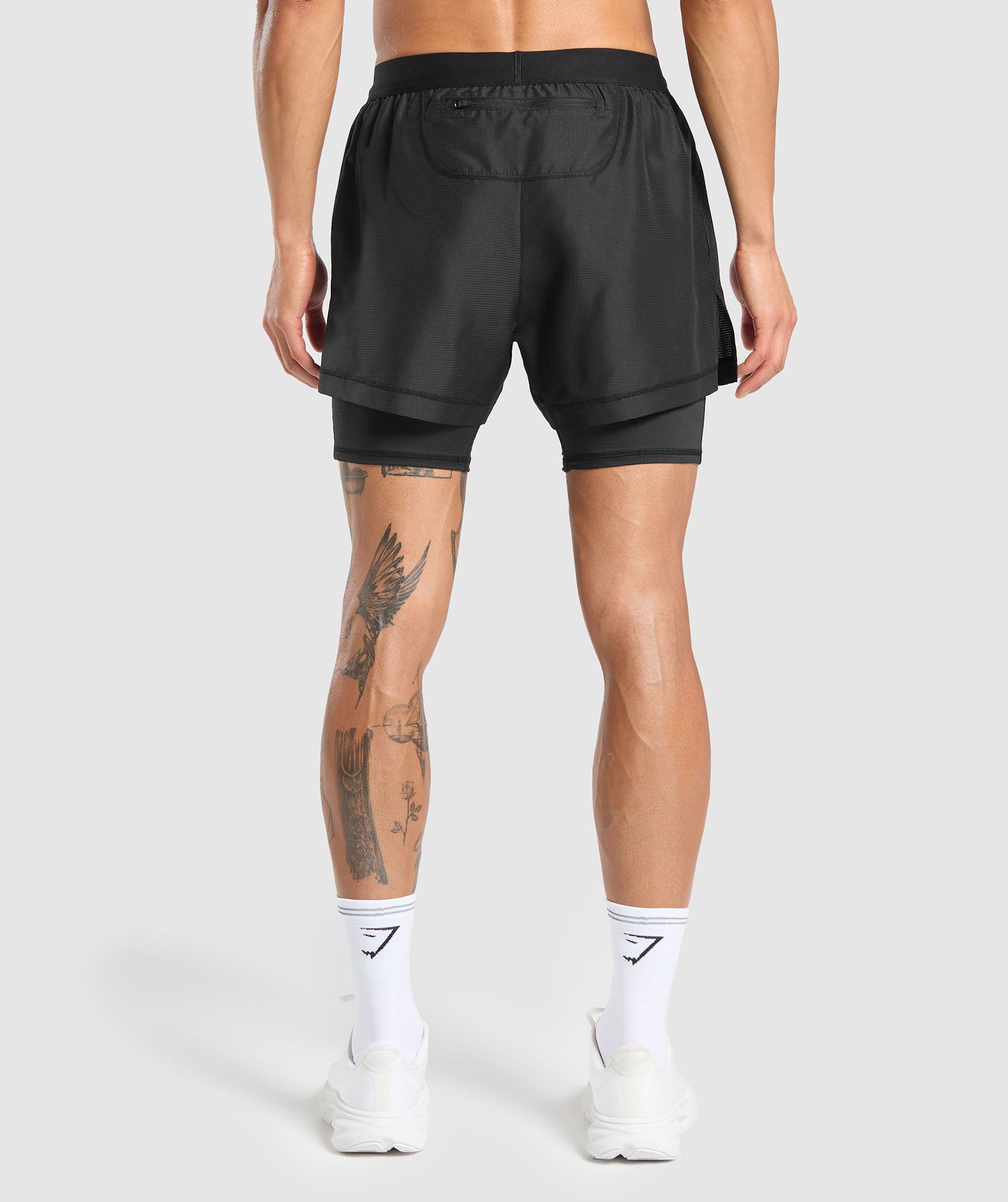 Running 2 in 1 Shorts Black - immagine 3