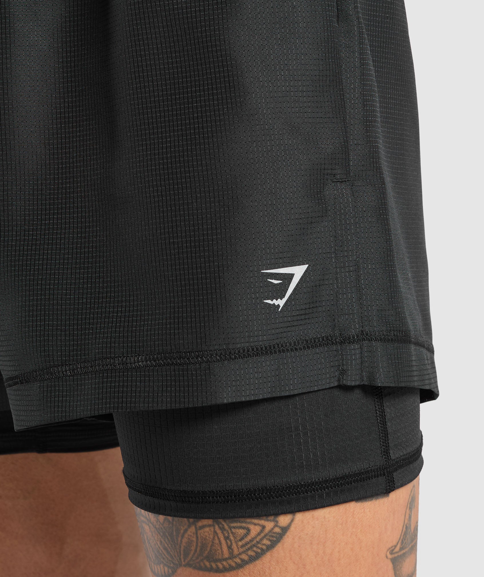Running 2 in 1 Shorts Black - immagine 8