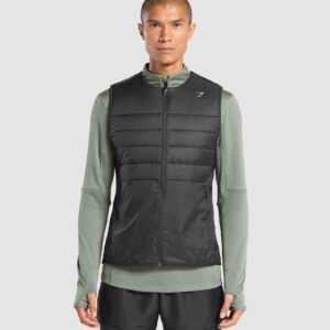 Running Gilet Black