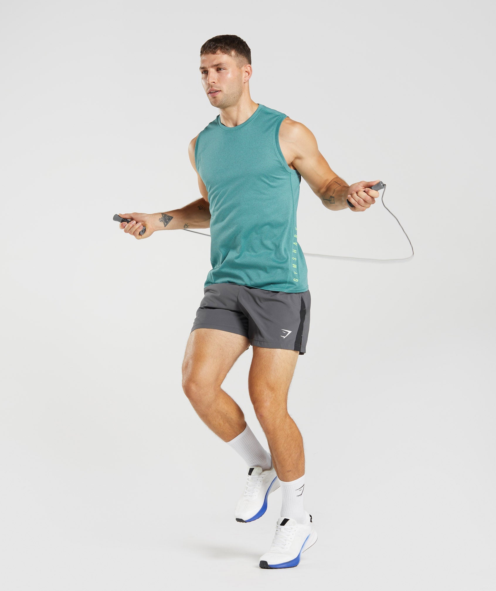 Sport 5" Shorts Silhouette Grey/Black - immagine 4