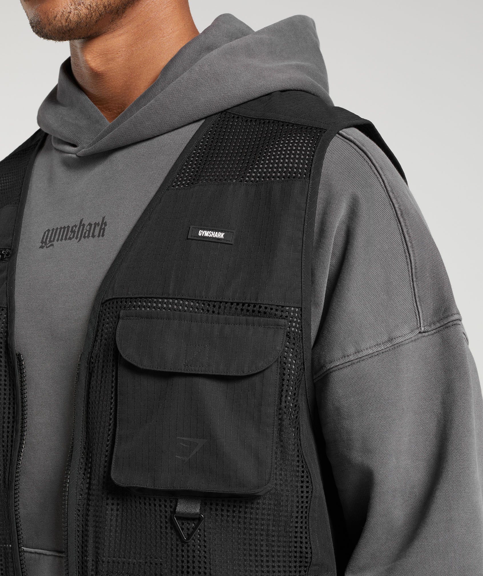 Woven Gilet Black - immagine 5