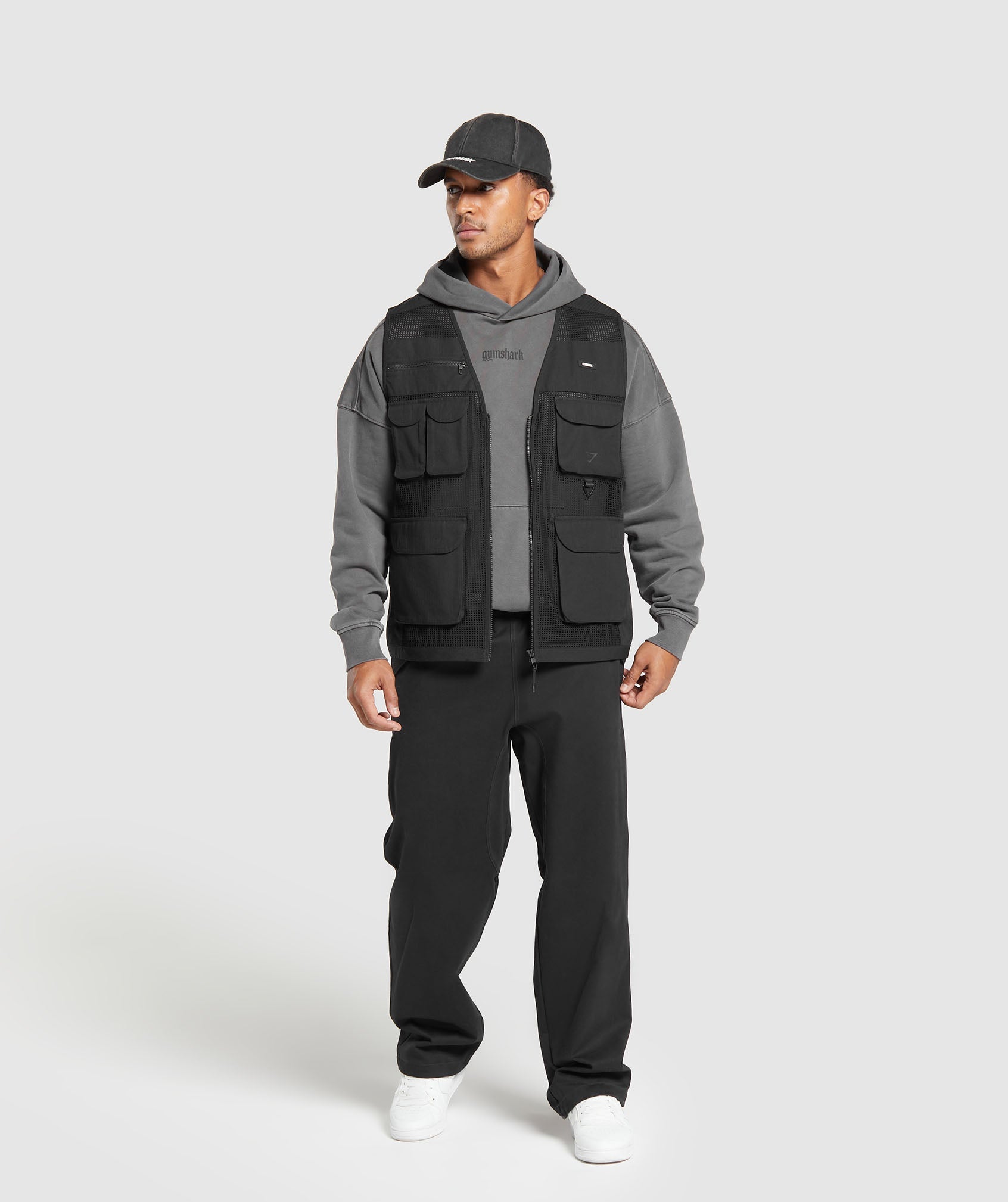 Woven Gilet Black - immagine 4